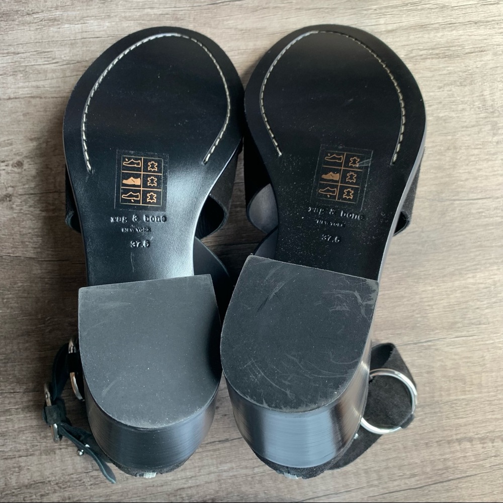 Rag & bone MARI SUEDE STRAPPY SANDAL us size 7.5 - Picture 11 of 11